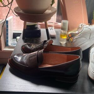 Madewell Patent leather loafer